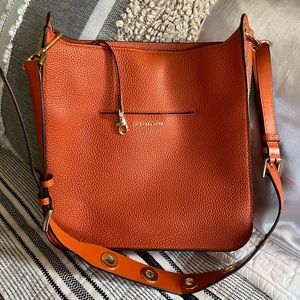 Michael Kors Orange Handbag/Crossbody with Grommets